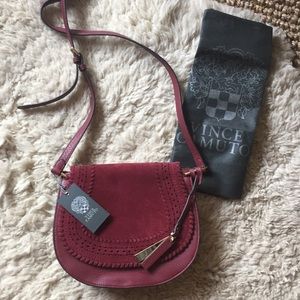 Vince Camuto NWT Maroon Leather Purse